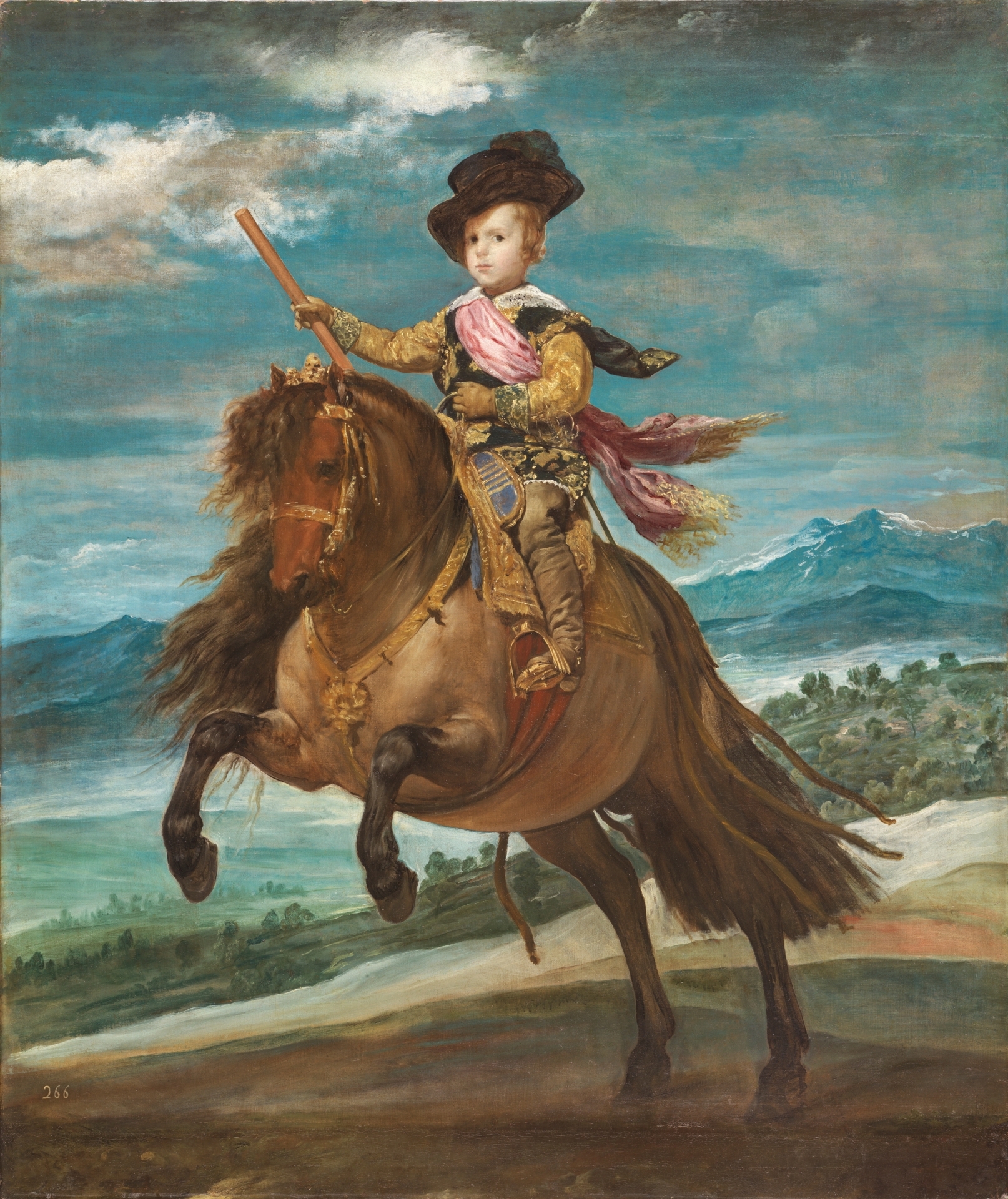 Príncipe Baltasar Carlos, a caballo, El [Velázquez]
