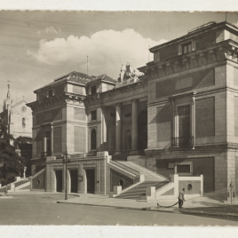 Museo del Prado, vista de la fachada norte o de Goya