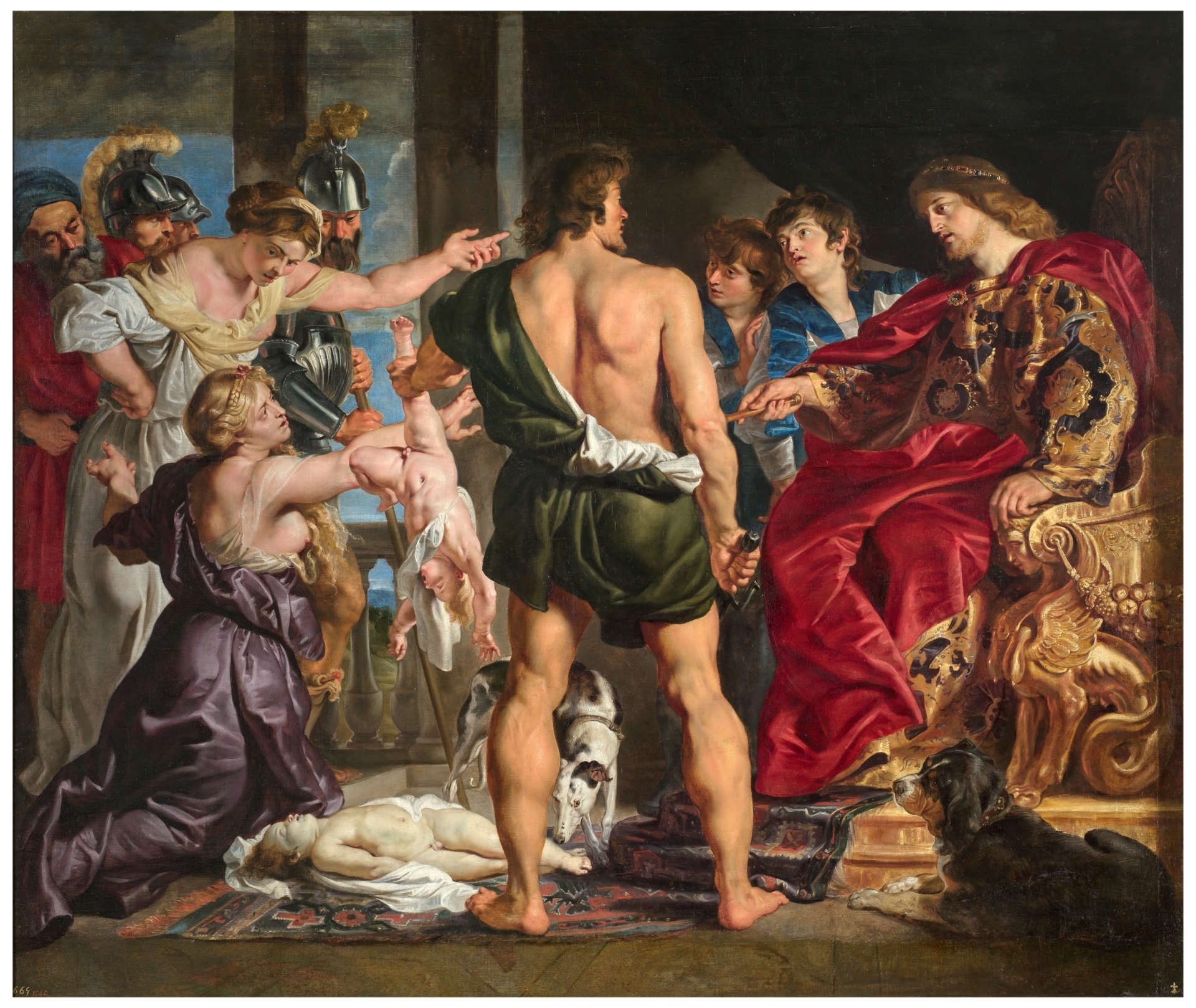 hacha Maldición Bolos El juicio de Salomón - Colección - Museo Nacional del Prado