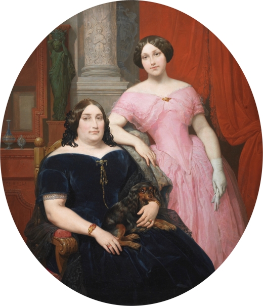 Imagen de la obra: "Magdalena Parrella y Urbieta y su hija, Elisa Tapia y Parrella"