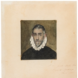 Copia del Retrato de caballero anciano de El Greco