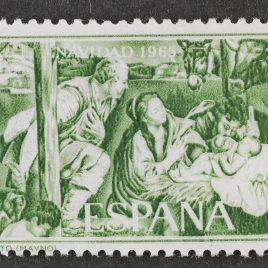 Serie de sellos Nacimiento de Juan Bautista Maíno