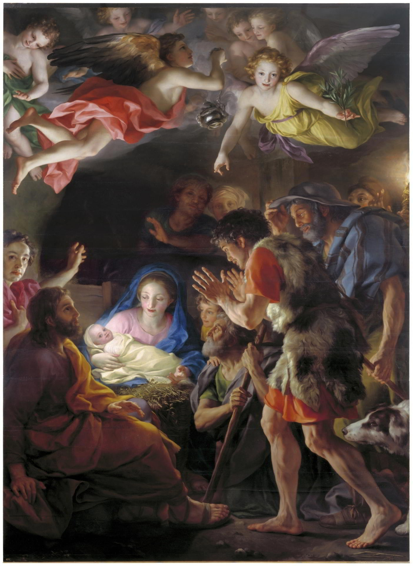 The Adoration of the Shepherds. Anton Raphael Mengs