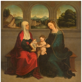 La Virgen, el Niño y Santa Ana