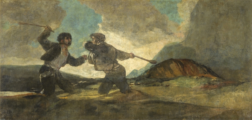 Duel with Cudgels, or Fight to the Death with Clubs