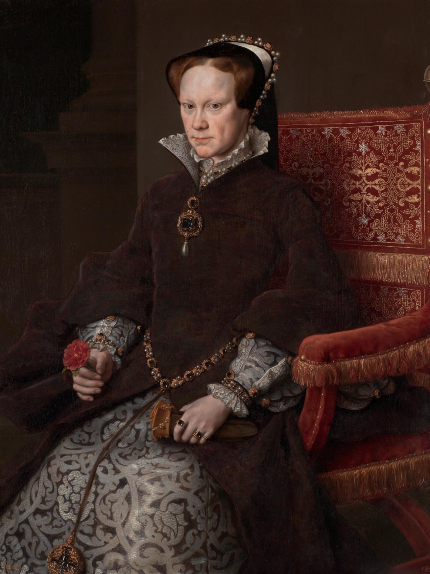 María Tudor, reina de Inglaterra, segunda mujer de Felipe II [Antonio Moro]