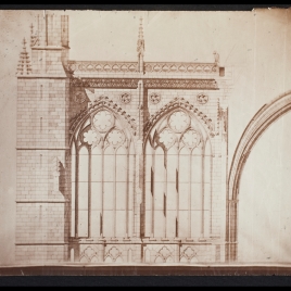 Catedral de León. Proyecto de terminación de las fachadas laterales