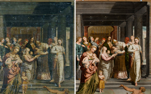 Restauración de La Purificación de la Virgen de Pedro de Campaña