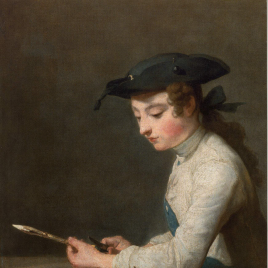 Invitación para la inauguración de la exposición "Chardin 1699-1779"