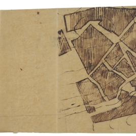 Calco de un plano de calles