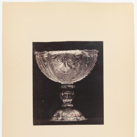 Rock crystal cup with carved masks - The Collection - Museo Nacional del  Prado
