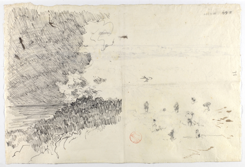 Imagen de la obra: "Nubes en el horizonte"