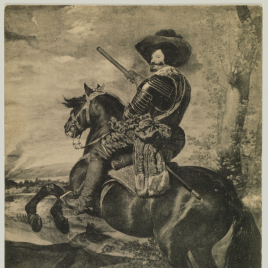 Gaspar de Guzmán, conde-duque de Olivares, a caballo