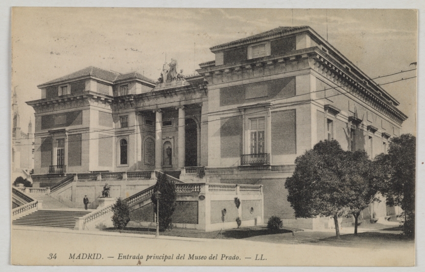 Imagen de la obra: "Museo del Prado, vista de la fachada norte o de Goya"