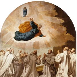 La Virgen María y san Pedro se aparecen a los primeros cartujos