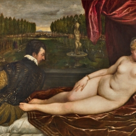 Venus with an Organist and a Dog