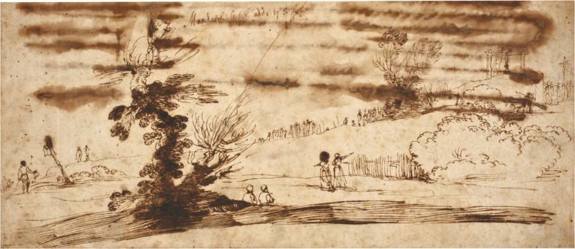 Imagen de la obra: "Paisaje con la Crucifixión"