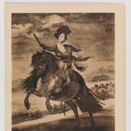 El príncipe Baltasar Carlos, a caballo