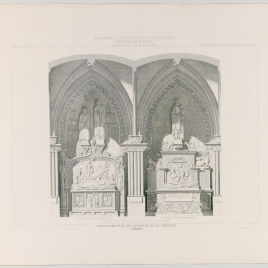 Sepulcros de Gonzalo de Burgos y Diego de Santander en la Catedral de Burgos