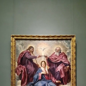 "La coronación de la Virgen", de Velázquez