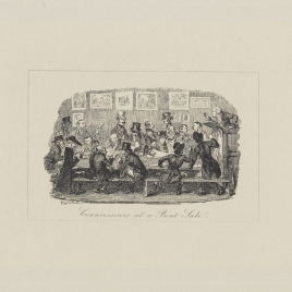 Connoisseurs at a Print Sale