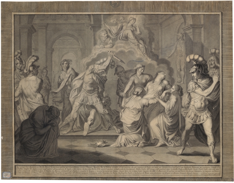 Imagen de la obra: "Muerte de Egisto y Clitemnestra"