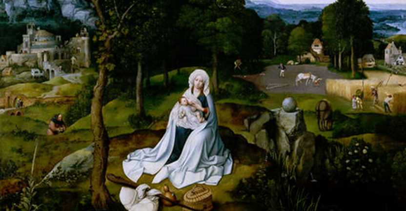 <em>Descanso en la huida a Egipto</em>, Joachim Patinir, comentada por Santiago Ontañón