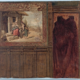La cigarra y la hormiga (fábula de Samaniego) (boceto)