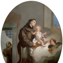 San Antonio de Padua con el Niño Jesús