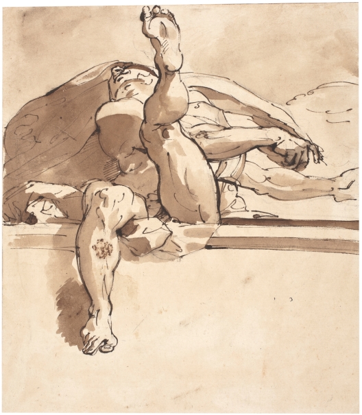 Imagen de la obra: "Escorzo de figura masculina"