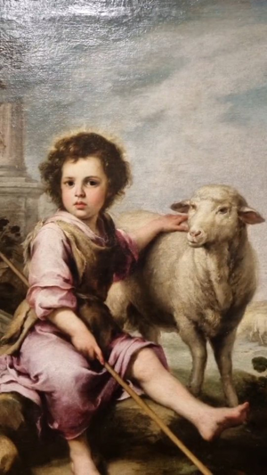 “El Buen Pastor”, “Los niños de la concha” y “San Juan Bautista niño”, de Murillo