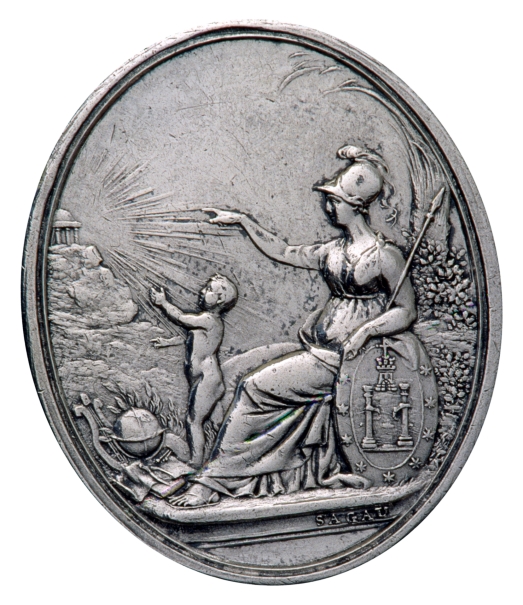 Imagen de la obra: "Minerva y el templo de la Sabiduría"