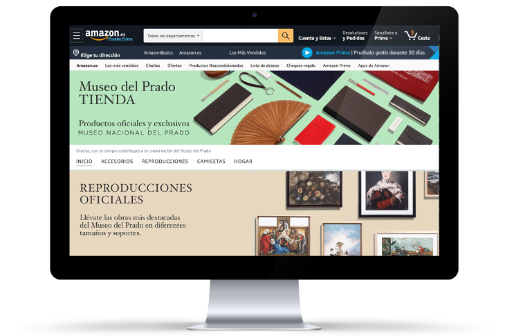 El Museo del Prado lanza la primera tienda de museo en Amazon.es