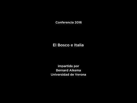 Conferencia: El Bosco e Italia
