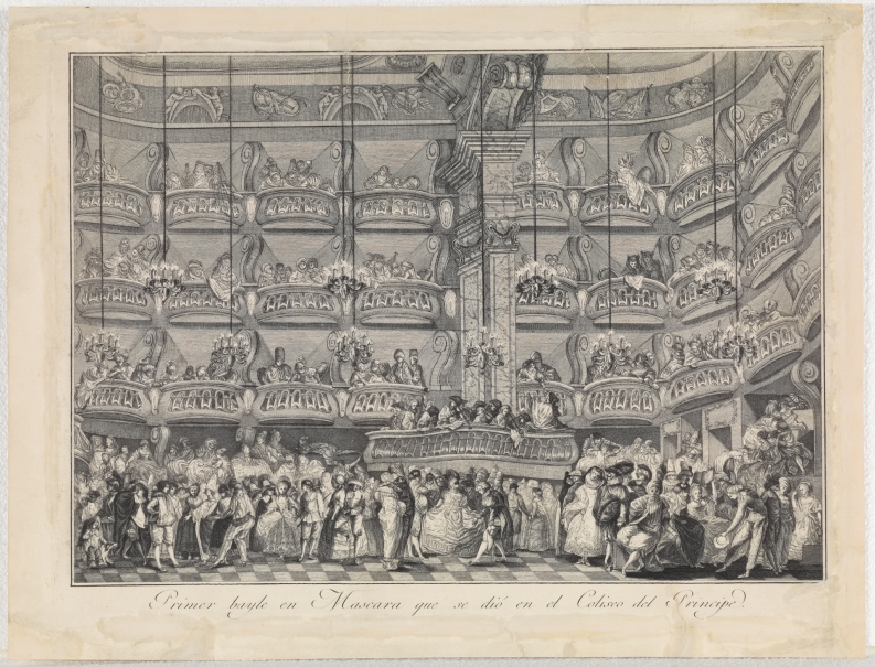 Imagen de la obra: "Baile en máscara"
