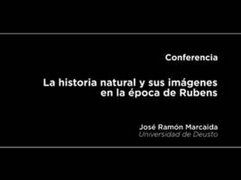 Conferencia: La historia natural y sus imágenes en la época de Rubens