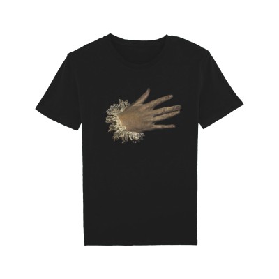 Camiseta "El caballero de la mano en el pecho" (negra)