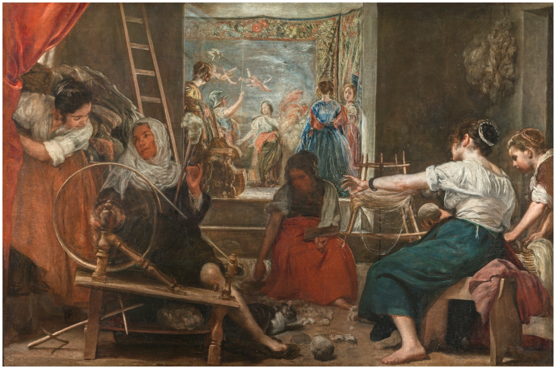 The Spinners Or The Fable Of Arachne The Collection Museo Nacional Del Prado