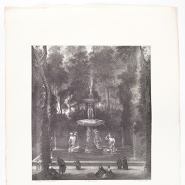 La Fuente de los Tritones en el Jardín de la Isla de Aranjuez