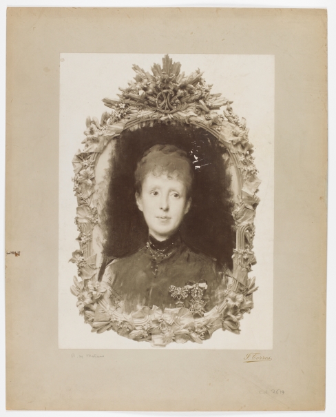 Imagen de la obra: "La reina María Cristina de Habsburgo-Lorena"