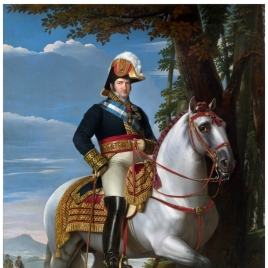 Ferdinand VII on horseback