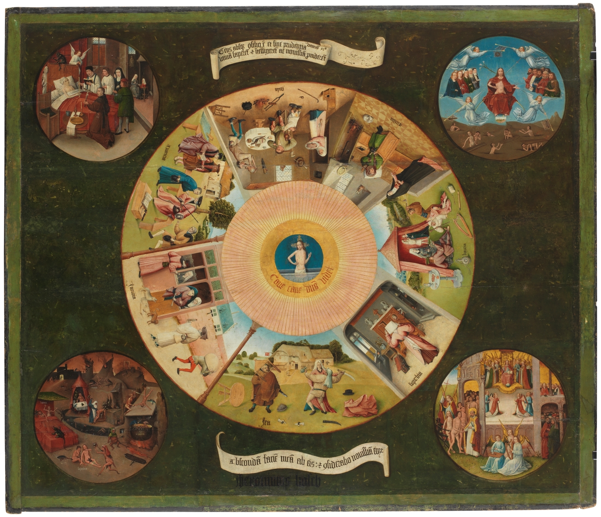Mesa de los Pecados Capitales - Colección - Museo Nacional del Prado