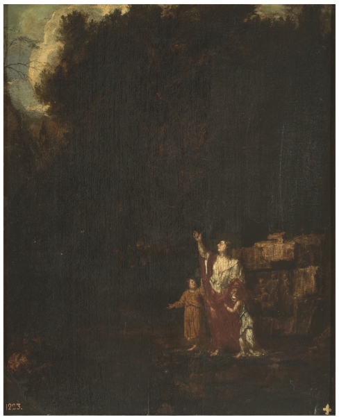 Imagen de la obra: "Latona con Apolo y Diana"