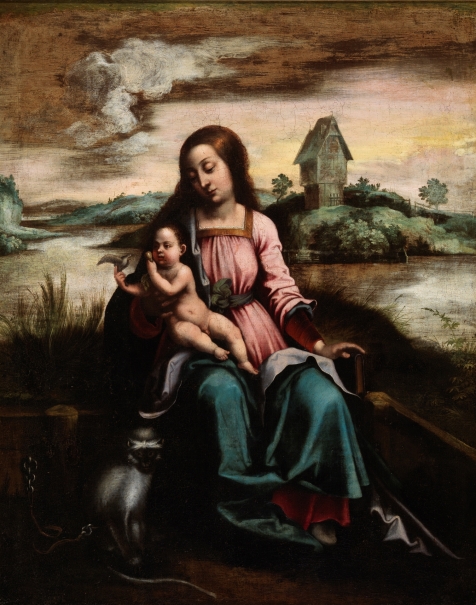 Imagen de la obra: "La Virgen y el Niño"