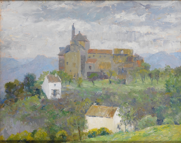 Imagen de la obra: "El convento de flores (Álora)"