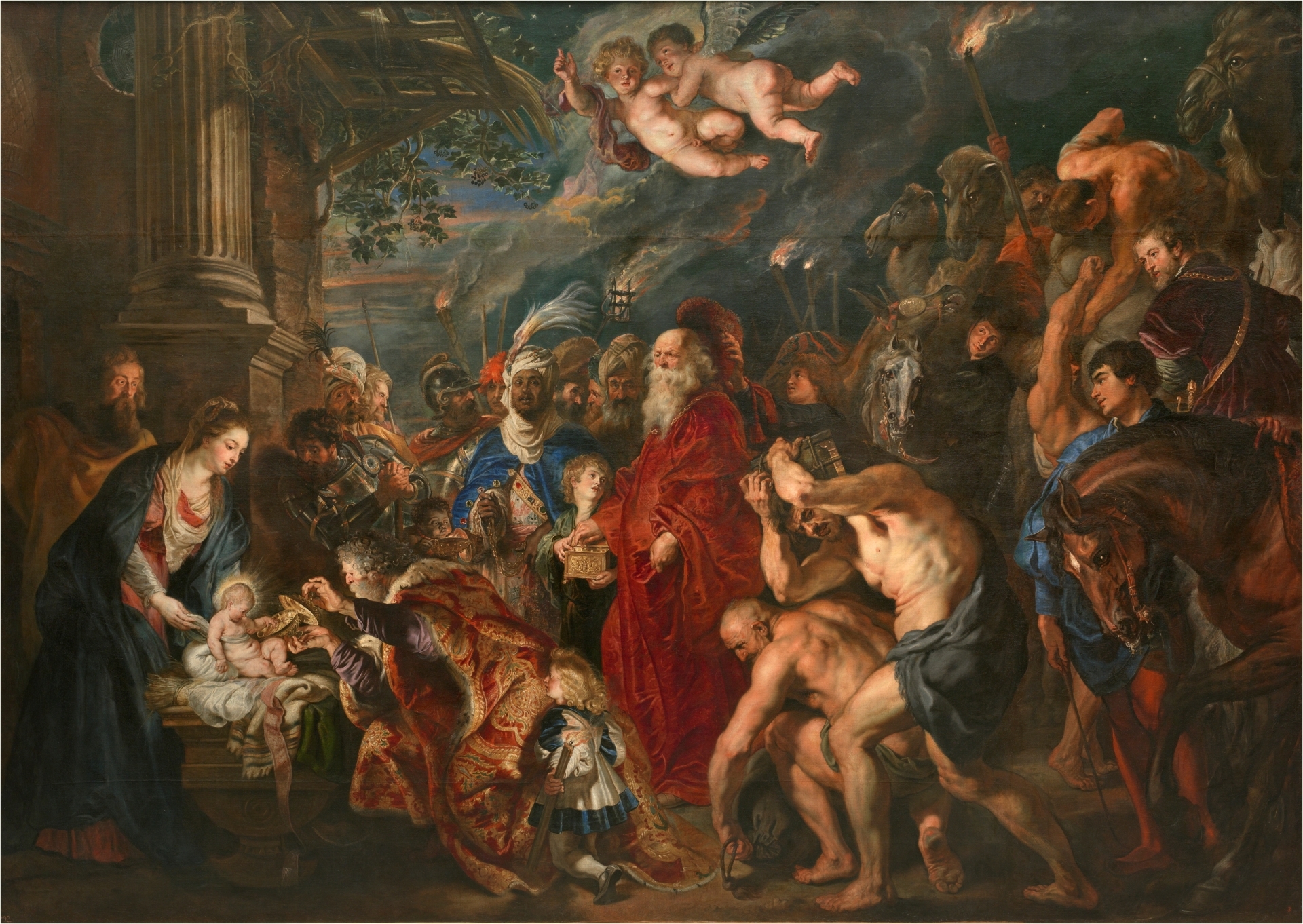 Adoración de los Magos, La [Rubens]