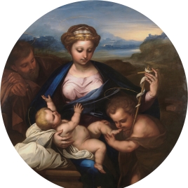 The Holy Family with the infant John the Baptist