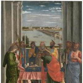 El tránsito de la Virgen. Mantegna