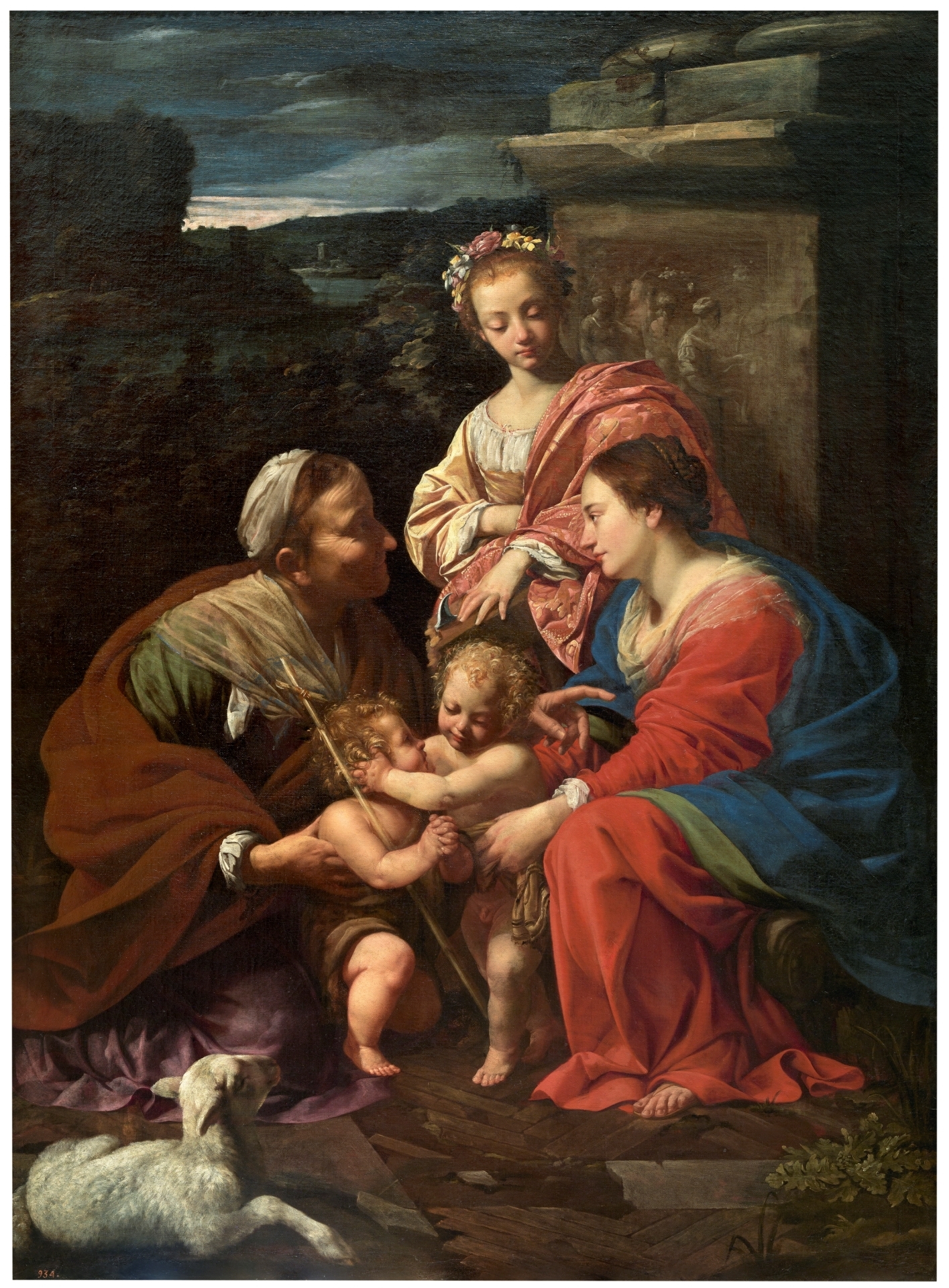 La Virgen Y El Nino Con Santa Isabel San Juan Bautista Y Santa Catalina Coleccion Museo Nacional Del Prado