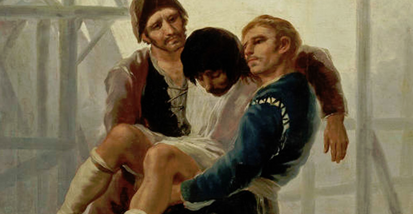 <em>El albañil herido</em>, Francisco de Goya y Lucientes, comentada por Francisco Nieva